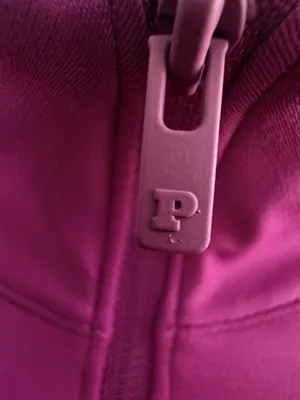 Victoria Secret PINK Half-Zip Sweatshirt LARGE Top Purple L NWOT thumbnail 6