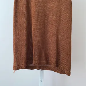 Zara Boho Relaxed Earth Colors Lagenlook Sleeveless Knit Top Small Brown thumbnail 3