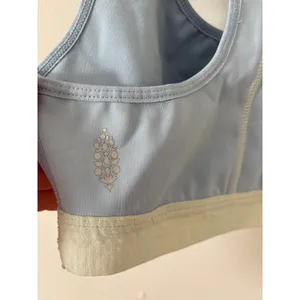 FP Movement by Free People‎ Light Blue Racerback Sports Bra Crop Top Size XS thumbnail 4