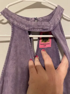 Lady the Brand Purple Levi Ruffle Maxi Top thumbnail 7