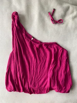 Free People One Shoulder Bubble Tank thumbnail 3