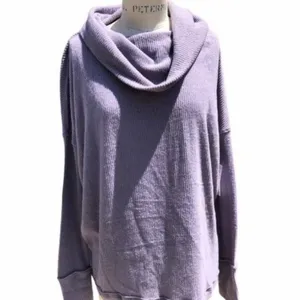 Free People Long Sleeve Ribbed Sweater Top Purple XS thumbnail 4