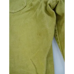Maverick‎ Jeans Womens 7/8 Slim Mustard Yellow Vintage 70s High Waist USA Retro thumbnail 6