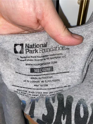 Great Smoky Mountains Graphic Sweatshirt Fall National Park Foundation comfy thumbnail 5