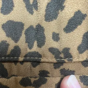 A New Day Cheetah Print Women's High Waisted Shorts w/ Tie Size XXL Pockets thumbnail 7