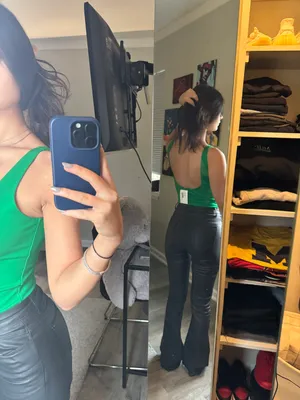 green bodysuit thumbnail 3