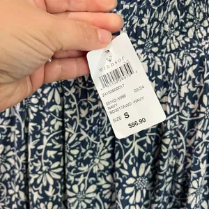 Windsor Blue & White Floral Maxi Dress Size Small‎ thumbnail 10