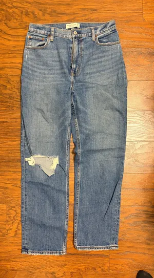 Abercrombie Jeans Ankle Straight Ultra High-Rise Curve Love thumbnail 1