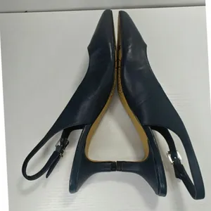 Blue pointed toe Kitten heels sz 8.5 thumbnail 5