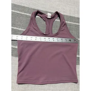 Tank Top Mauve Purple Racerback Womens Size 4 thumbnail 3