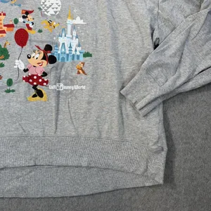 Disney Walt Disney World Minnie Mouse & Friends Park Icons Sweatshirt Womens XXL thumbnail 5