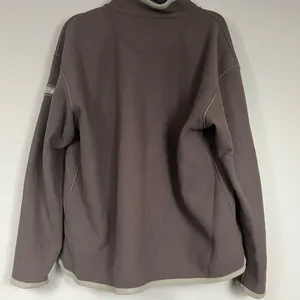 Life is Good Tan/Brown Fleece Zip Up Jacket Size Medium thumbnail 6