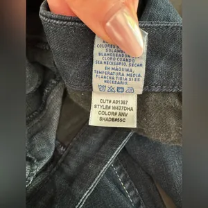 Hudson Metallic W427DHA Straight Skinny Denim Jeans 27 thumbnail 3