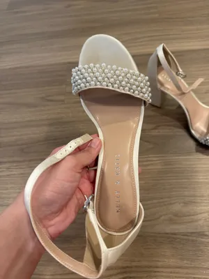 Kelly & Katie Heels White Pearls thumbnail 4