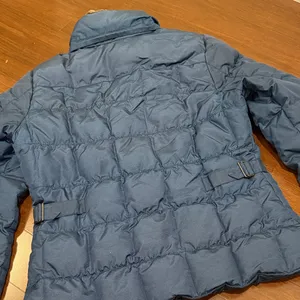 Eddie Bauer Navy Puffer Jacket with Fur thumbnail 7