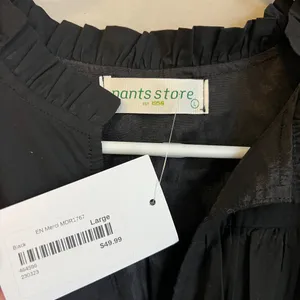 The Pants Store Black Ruffled Tiered Dress thumbnail 2