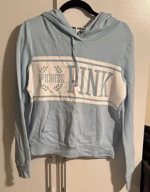 PINK Victoria's Secret Blue Sweatshirt thumbnail 1