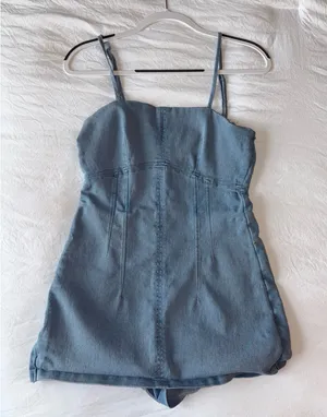 Denim Romper Boutique thumbnail 1
