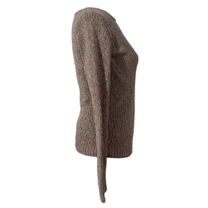 Vintage 90s‎ Guide Series Women Small Tan Speckled Knit Cotton Sweater Classic thumbnail 3