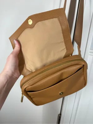 Freshly Picked Classic Fanny Pack bum bag Park Sling bag In Toffee brown diaper thumbnail 4