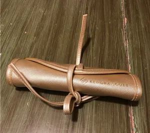 Kendra Scott NWOT Gold Travel Rolled Jewelry Wrap thumbnail 1