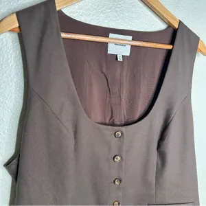 Reformation Delanie Top in Brown 12 thumbnail 2