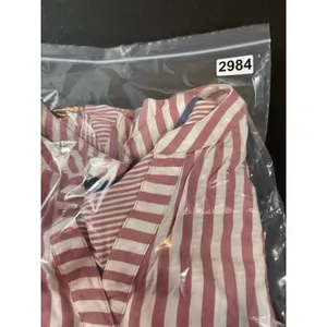 Jane & Delancey Womens 2X Pink White Striped Rayon Blouse Roll Tab High Low Top thumbnail 13