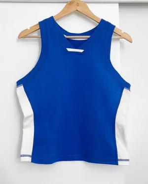 Free people movement blue power walk tank thumbnail 1