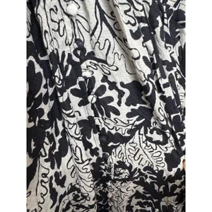 Anthropologie‎ Drama V Neck Maxi Dress Sz M Black White Open Back thumbnail 7