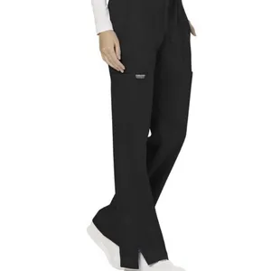 NEW Cherokee Workwear Black Scrub‎ Pants Medical Career Comfort Stretch LT thumbnail 4