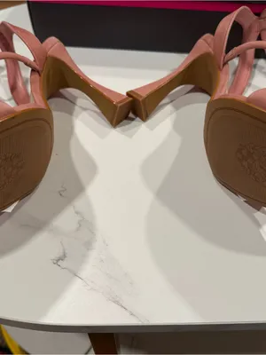 Vince Camuto Dusky Rose Strappy Ankle-Heel Sandals thumbnail 3