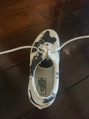 Save our Planet Black and White Vans thumbnail 9