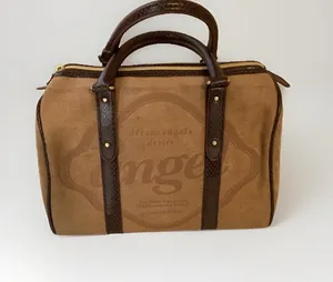 Victoria’s Secret Faux Suede Tan Handbag Purses Vintage (Dream Angel Desire)Used thumbnail 1