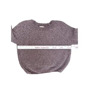 Altar'd State Colette Chenille Crewneck Sweater Light Purple Mauve XS Soft Girl thumbnail 5
