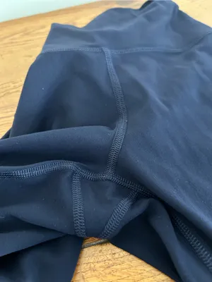 Quince Navy Blue Leggings Size M thumbnail 10