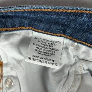 VTG L.E.I. Bootcut Jeans Juniors 1 Blue Mid Rise Denim Western Downtown Girl Y2K thumbnail 10