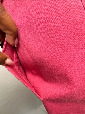 Brooks Brothers Hot Pink Double-Button A-Line Skirt thumbnail 8