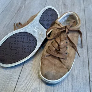 Ugg Suede lace Up Oxford Casual Shoes Women's Size‎ 6 Brown Tan thumbnail 4