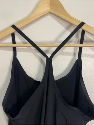 Outdoor Voices Exercise Black Mini Dress Built in‎ Shorts Size L athleisure chic thumbnail 6