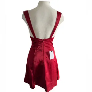 MAJORELLE Natalya Mini Dress in Red Wine Size XS NWOT thumbnail 10
