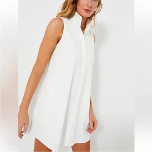 TUCKERNUCK White Sleeveless Charlie‎ Dress L thumbnail 5
