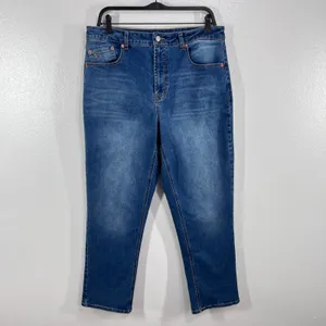 Frye Women's Jeans 10/30 Blue Denim Amari Wash High Rise Straight Leg Casual‎ thumbnail 2