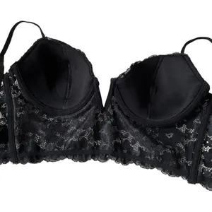 Nue Garage Black Lace Underwired Bralette Women's Size Medium NWOT | 51-51 thumbnail 4