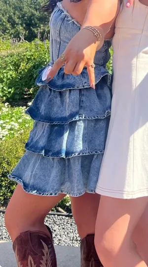 Boutique Denim Dress thumbnail 3