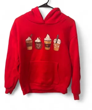 SHEIN Red Pullover Hoodie thumbnail 1