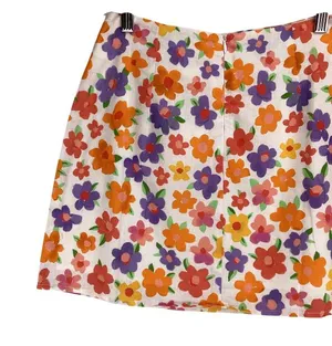Peppermayo Spring Days Linen Mini Skirt Size‎ 4 NWT Blooming Floral Lined thumbnail 8