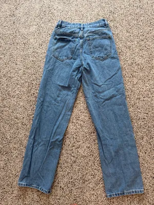 Amazon High rise dark wash jeans thumbnail 2