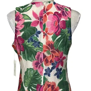 Willow Glenn Floral Sleeveless Maxi Dress Women’s Size M Hourglass Colorful thumbnail 7