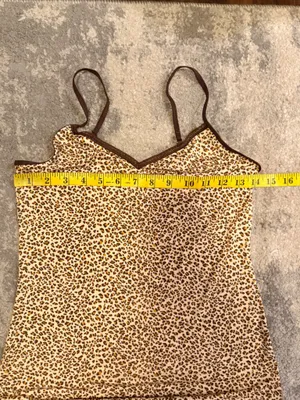 Jones New York Brown Leopard Print Tank Top thumbnail 3