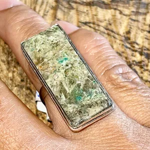 Chrysocolla Ring Size 6 Green thumbnail 2